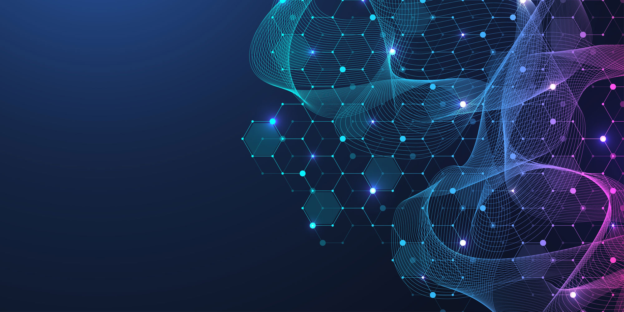 Malha digital abstrata representando proteção e conectividade em nuvem